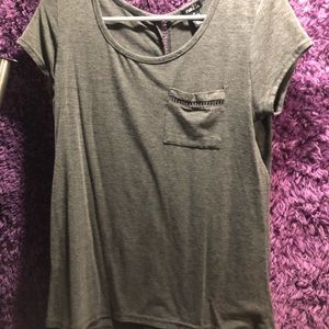 rue21: Gray Pocket Tee